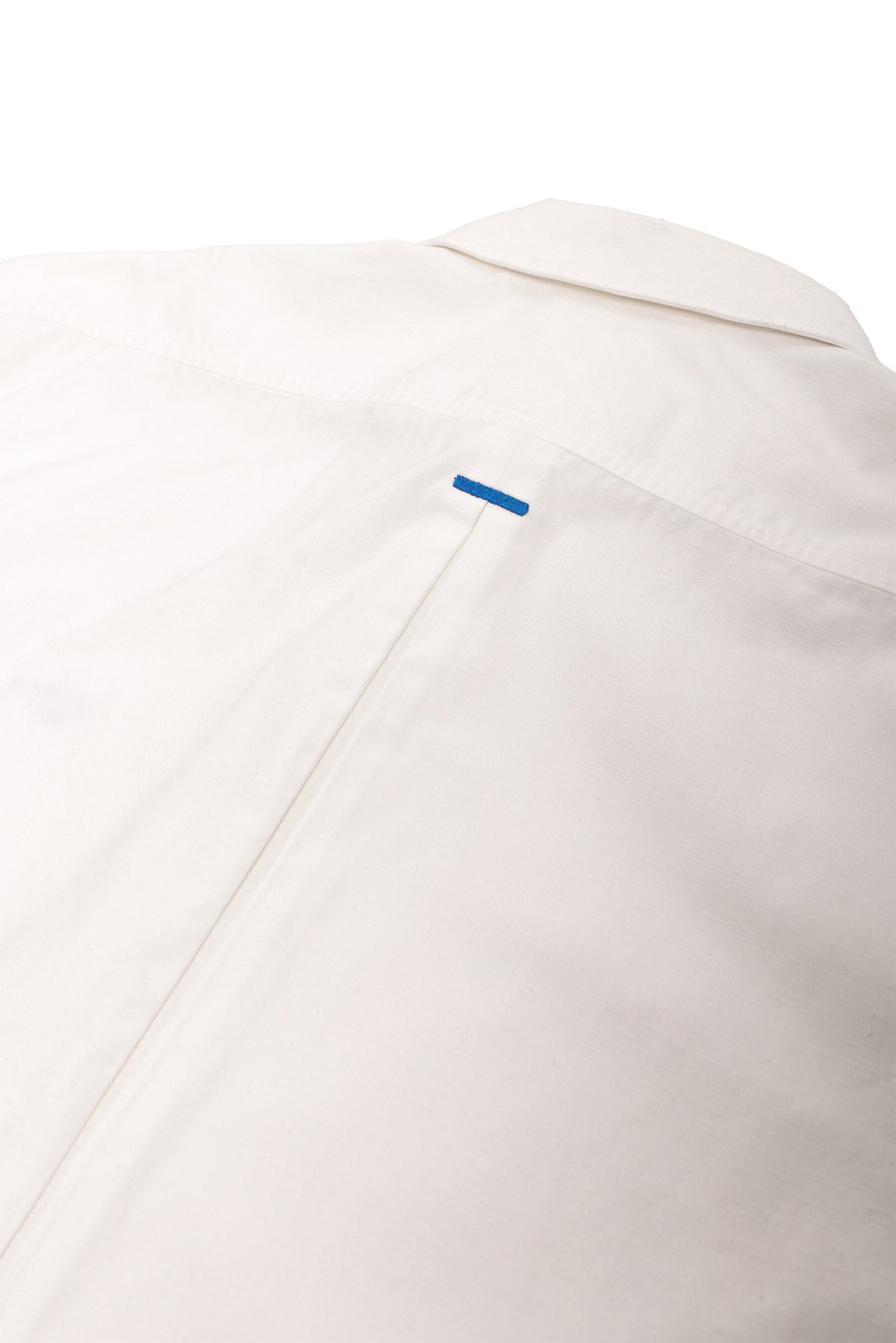 Cotton shirt with a flap x Artszero BLUE