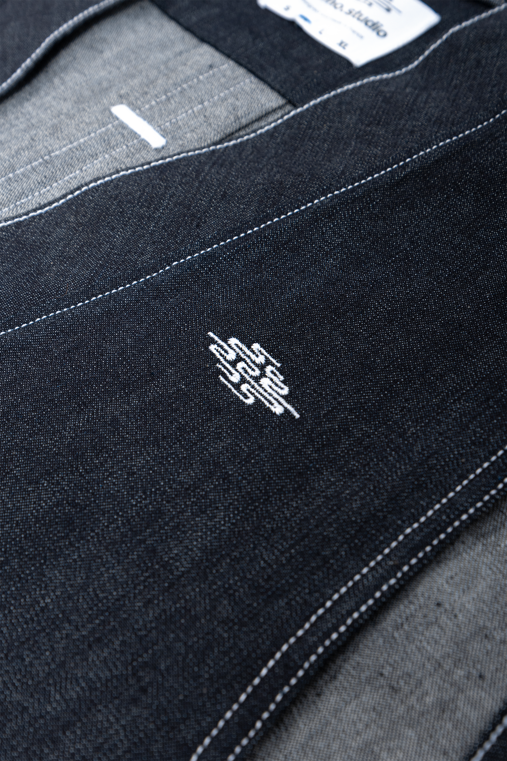 Kimono boxy Denim sans manches