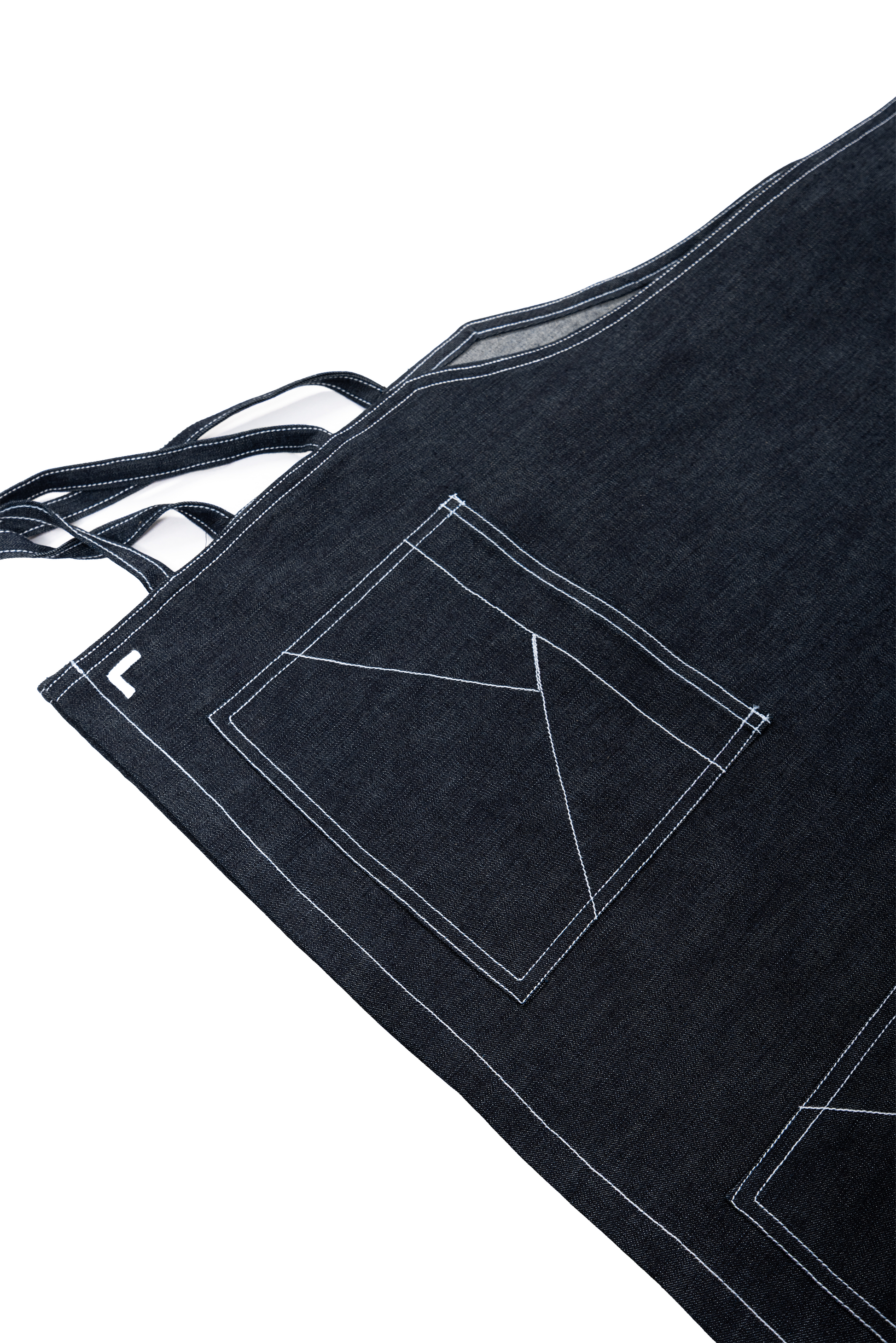 Tablier Denim à nœud