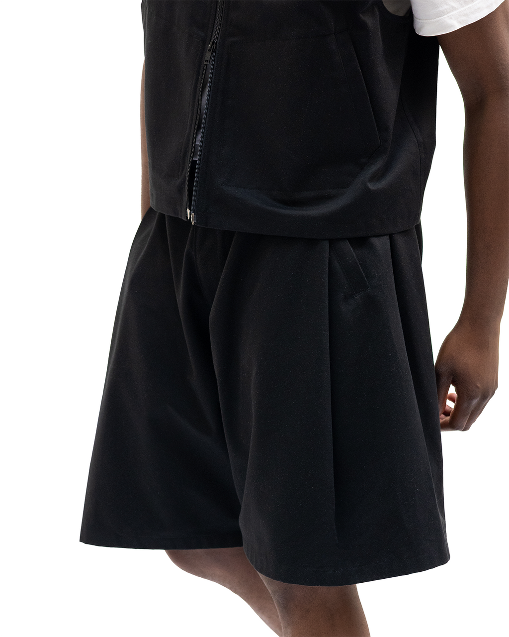 Short ample 100% coton conçu et confectionné à la main en France dans notre atelier - Kumo.studio
Tissu sourcé au Japon.