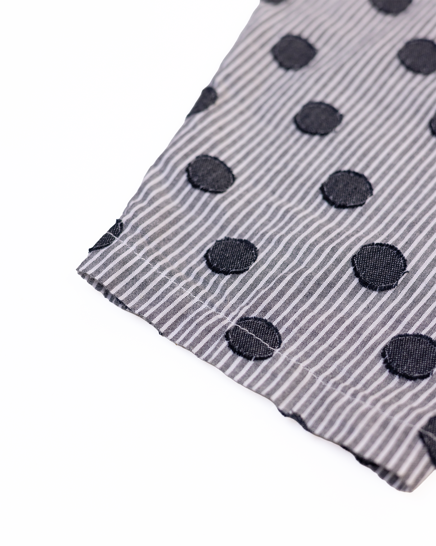 Polka-dot and striped shirt